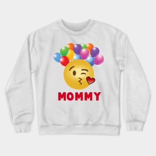 Mommy - Emoji Crewneck Sweatshirt